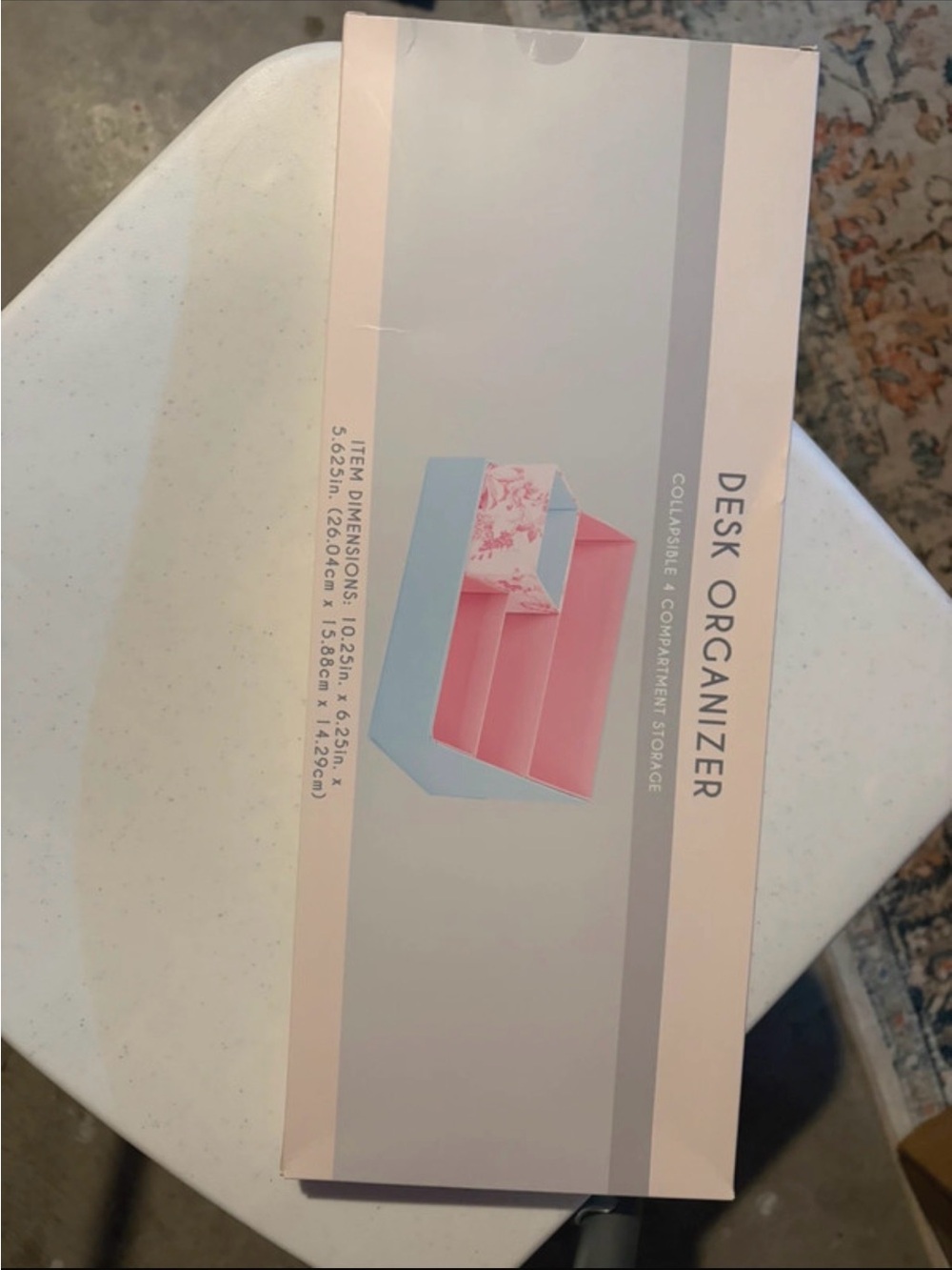 Pink & Light Blue Desk Organizer - Women Bath & Body